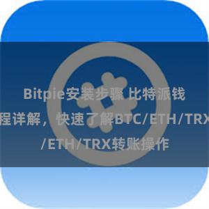 Bitpie安装步骤 比特派钱包转账教程详解，快速了解BTC/ETH/TRX转账操作