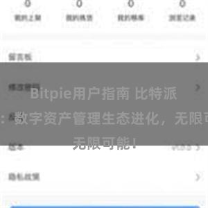 Bitpie用户指南 比特派钱包：数字资产管理生态进化，无限可能！