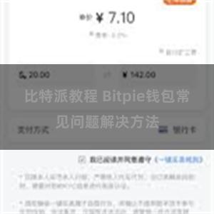 比特派教程 Bitpie钱包常见问题解决方法