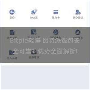 Bitpie轻量 比特派钱包安全可靠？优势全面解析!