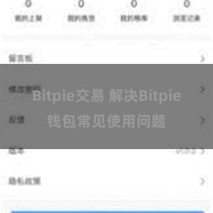 Bitpie交易 解决Bitpie钱包常见使用问题