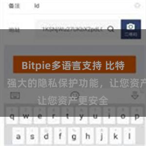 Bitpie多语言支持 比特派钱包：强大的隐私保护功能，让您资产更安全