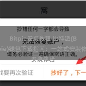 Bitpie安装教程 比特派(Bitpie)钱包下载指南：一站式安装体验