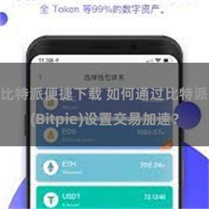 比特派便捷下载 如何通过比特派(Bitpie)设置交易加速？