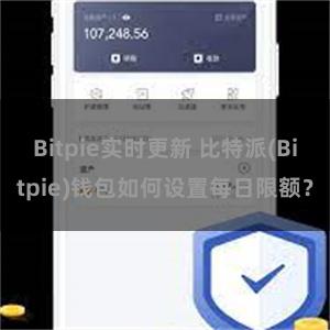 Bitpie实时更新 比特派(Bitpie)钱包如何设置每日限额？